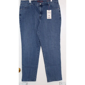 Gloria Vanderbilt Amanda Org Slimming Jeans Women's 16w Average Blue Stretch NWT